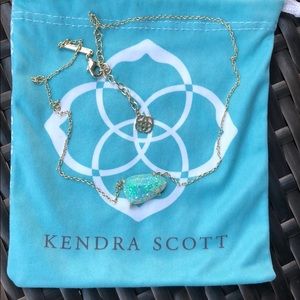 Kendra Scott Aqua Opal Isla Necklace